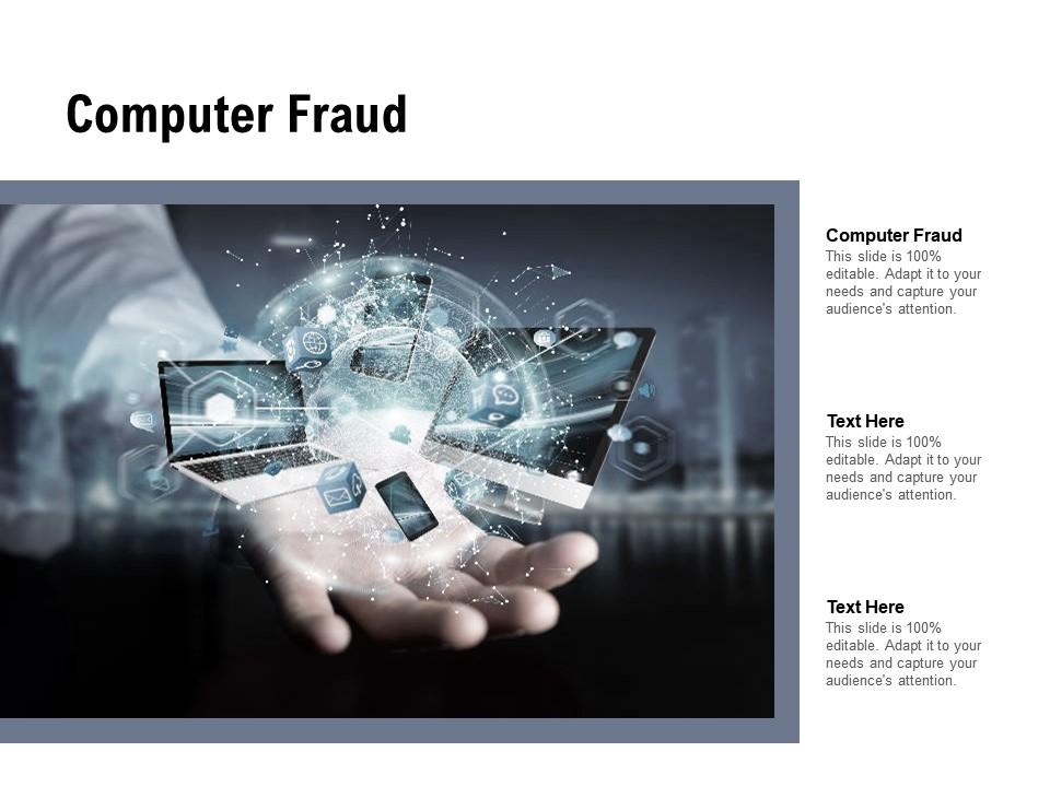 Computer fraud ppt powerpoint presentation gallery display Slide01