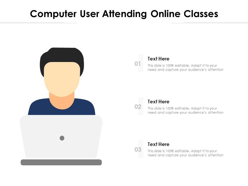 Computer user attending online classes Slide01