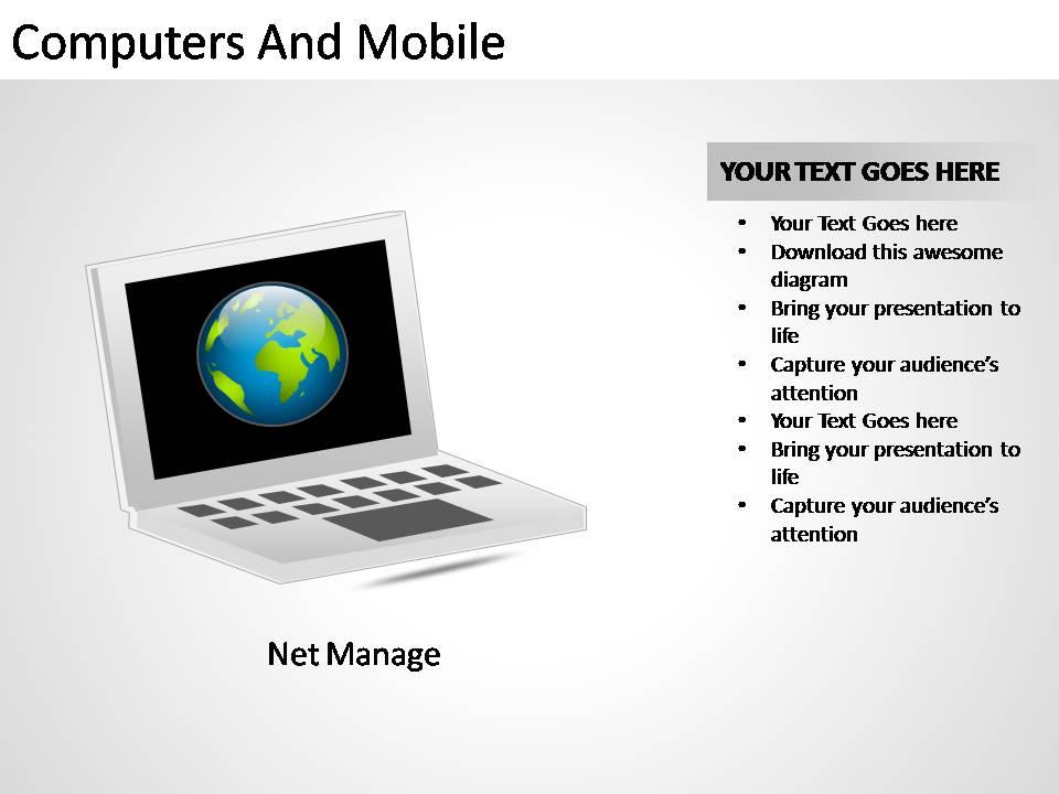 Computers And Mobile Powerpoint Presentation Slides PowerPoint Slide