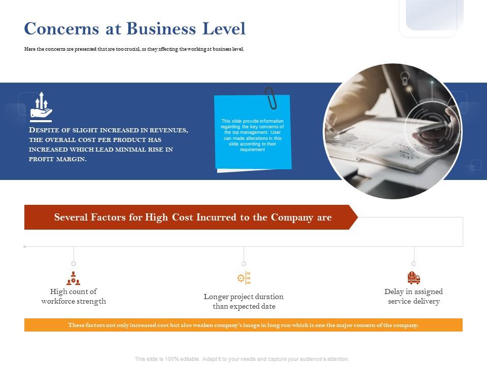 Concerns at business level ppt powerpoint presentation ideas information Slide01