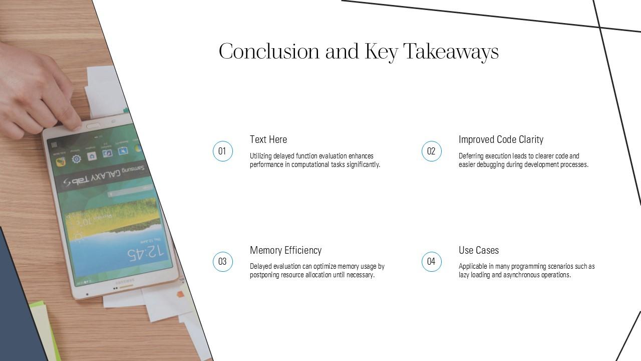 Conclusion And Key Takeaways Thunking PPT Presentation ST AI SS PPT Slide