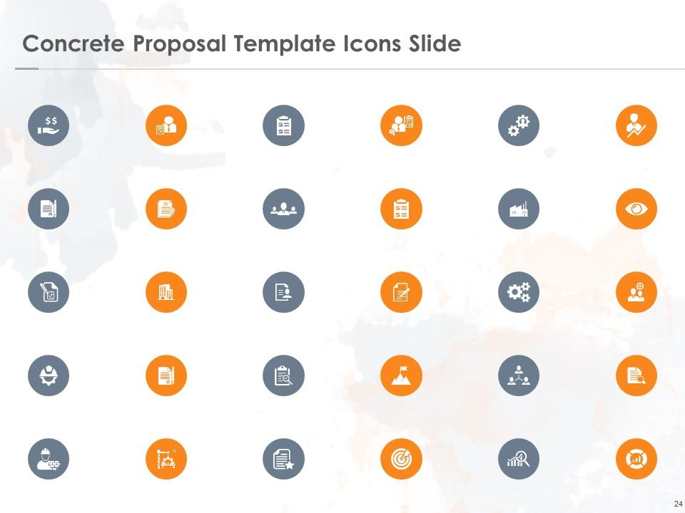 Concrete Proposal Template Powerpoint Presentation Slides
