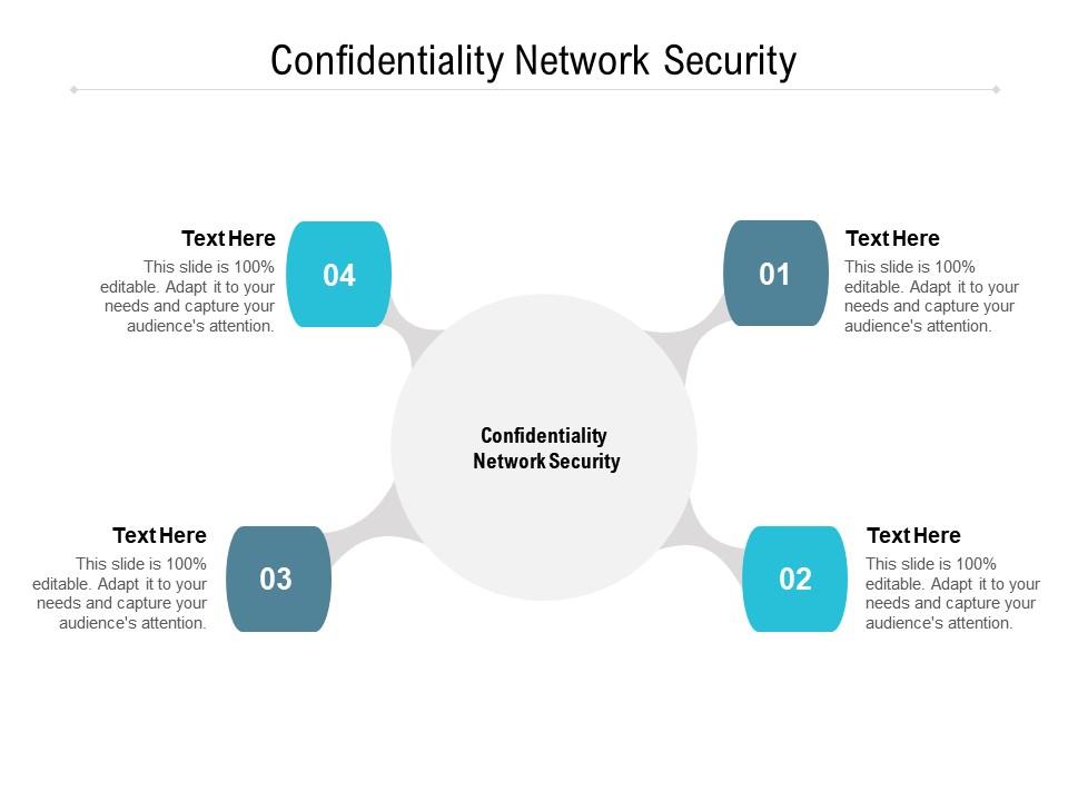 Confidentiality network security ppt powerpoint presentation show brochure cpb Slide01