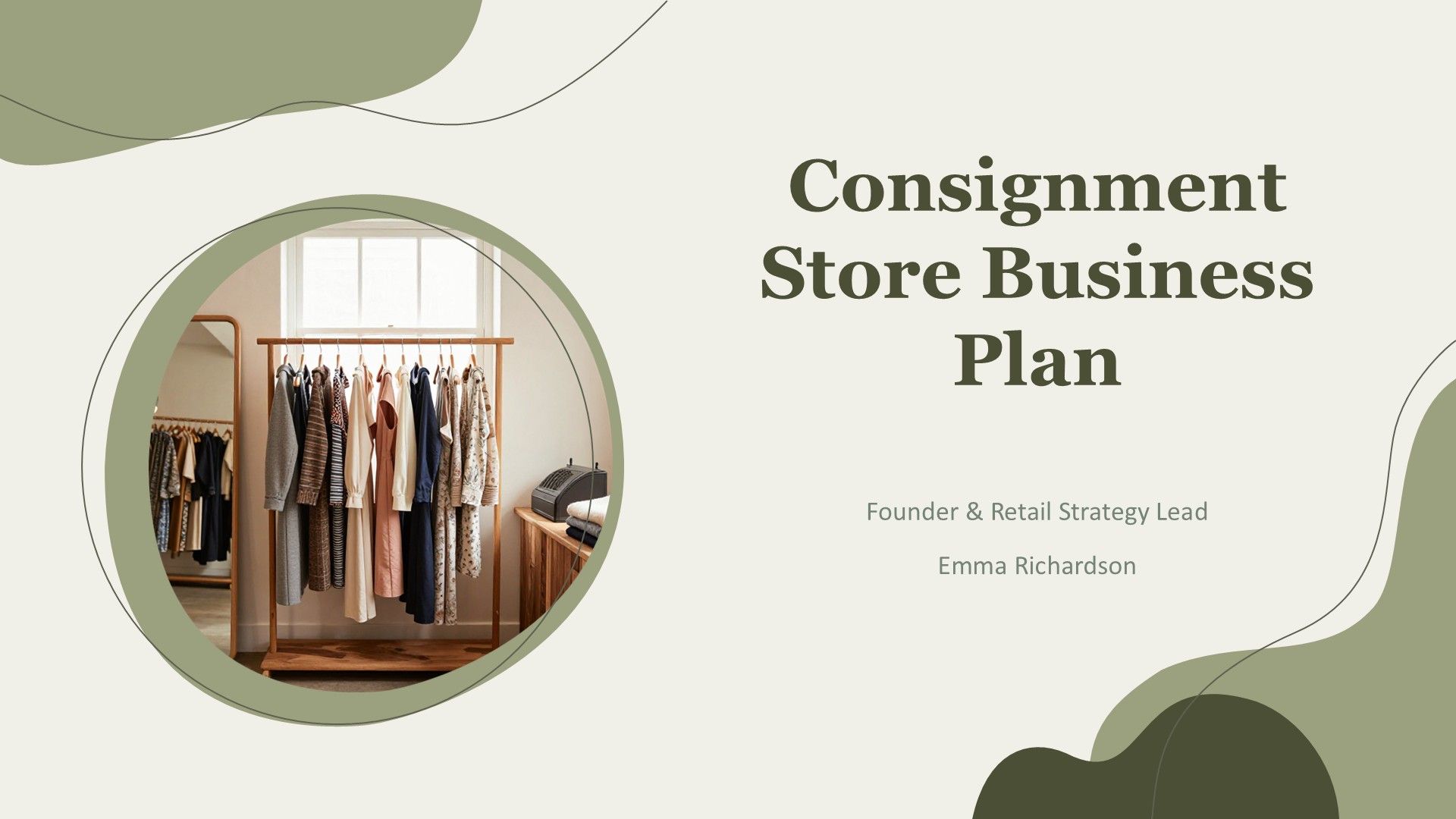 Consignment Store Business Plan PPT Information VA Consignment Store Business Plan PPT Information VA