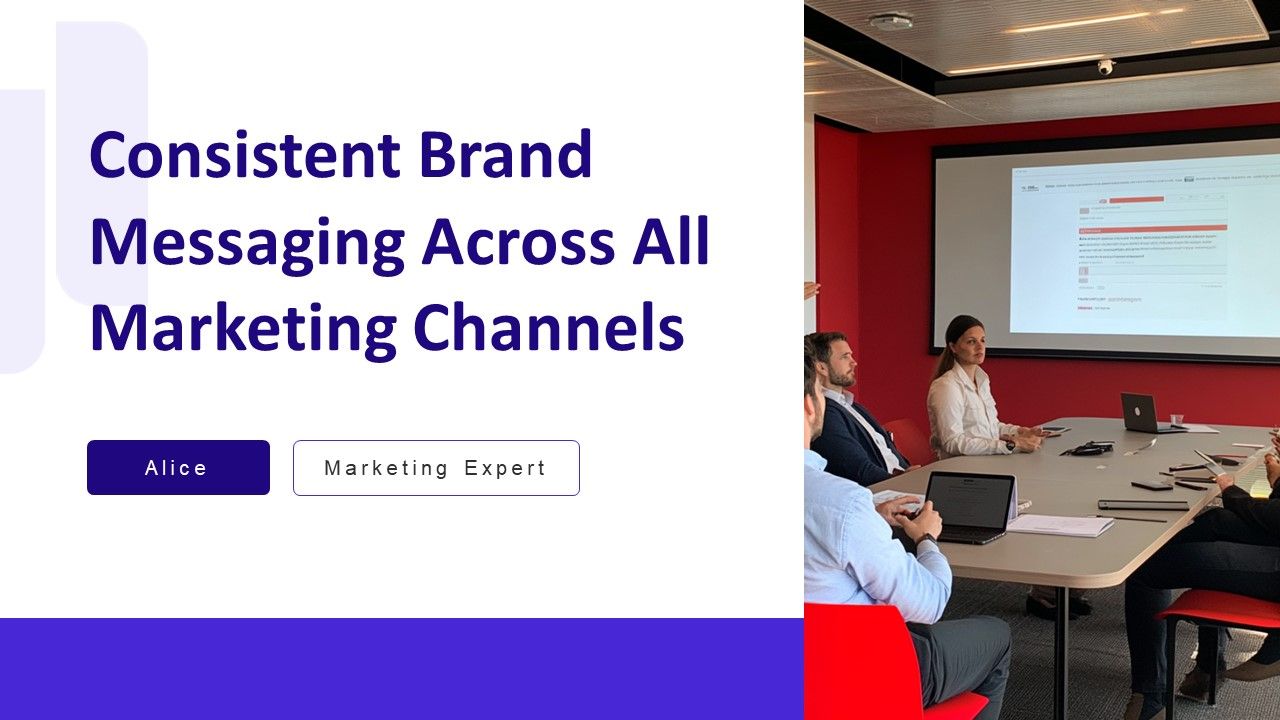 Consistent Brand Messaging Across All Marketing Channels PPT Mockup AT
