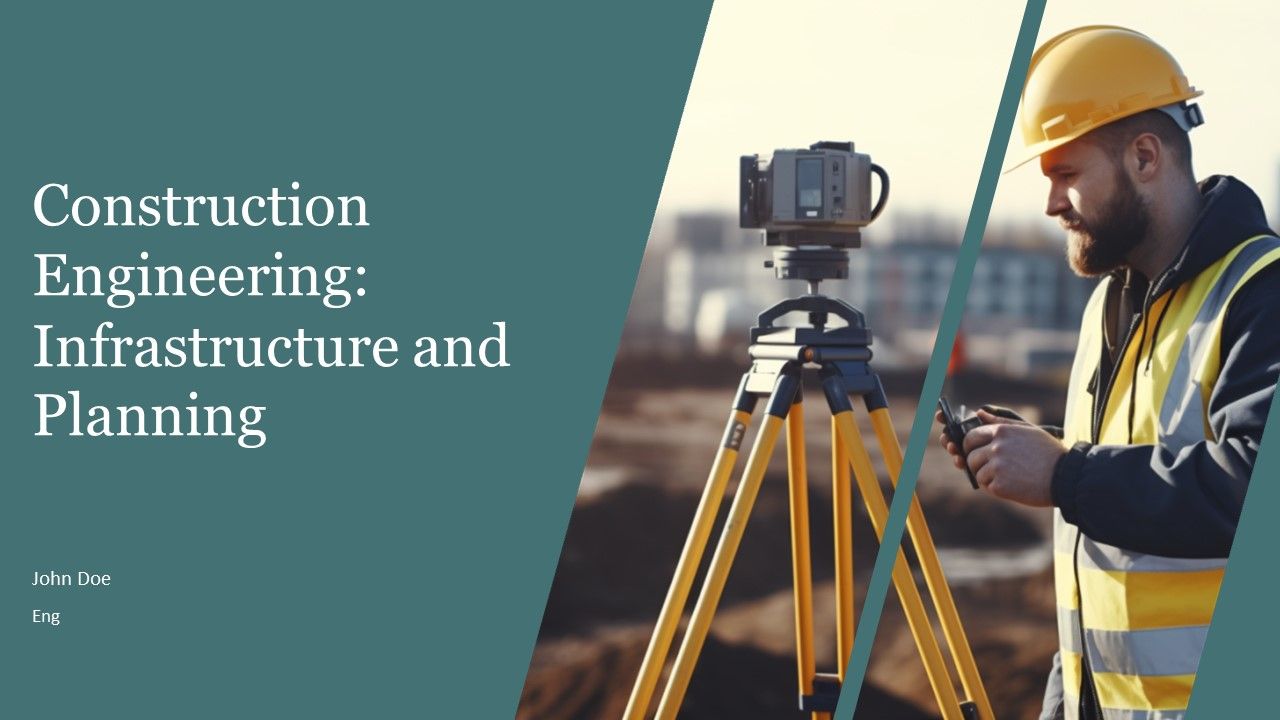 Construction Engineering Infrastructure And Planning PPT Information AT