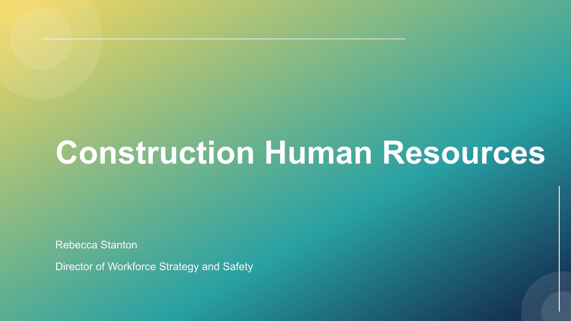 Construction Human Resources PPT Information VA Construction Human Resources PPT Information VA