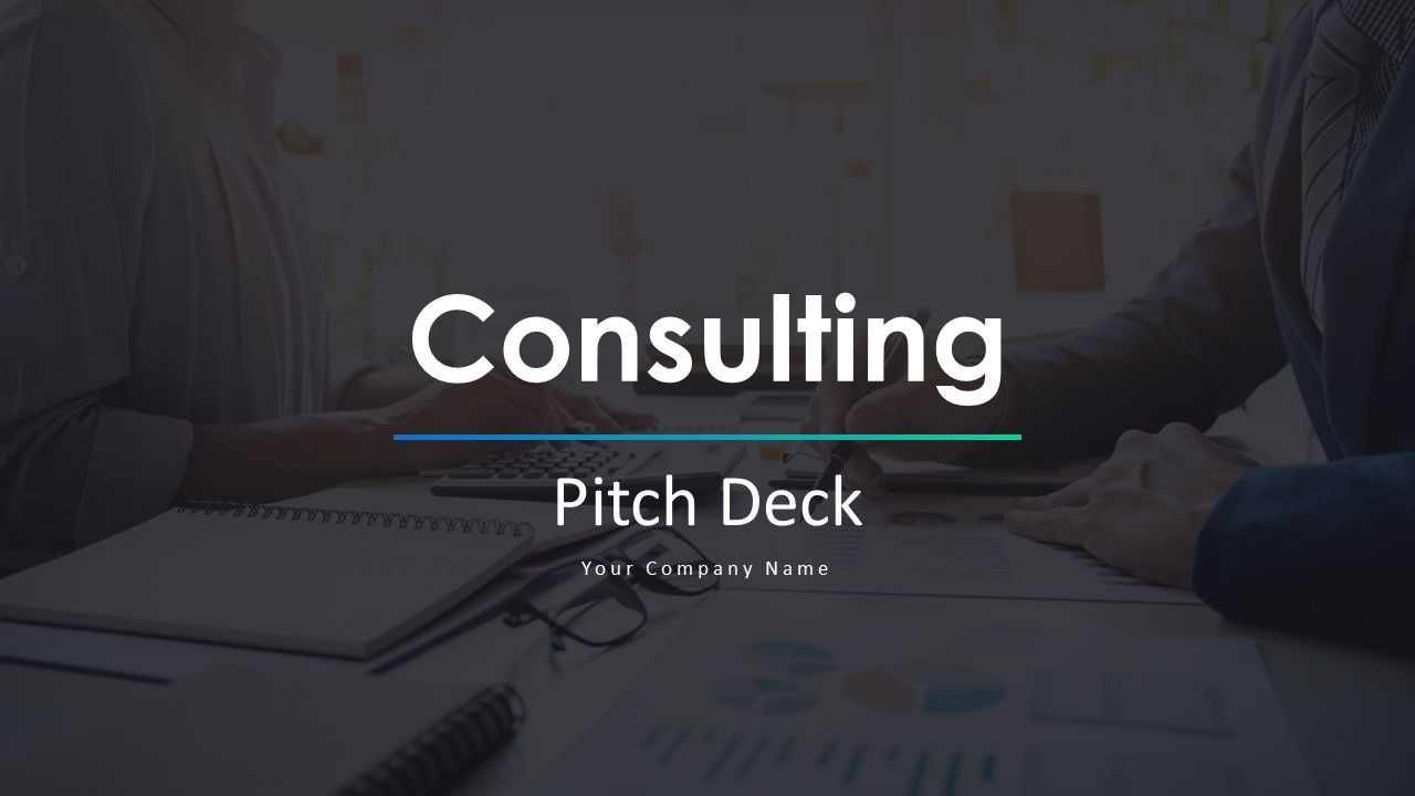 Consulting pitch deck ppt template