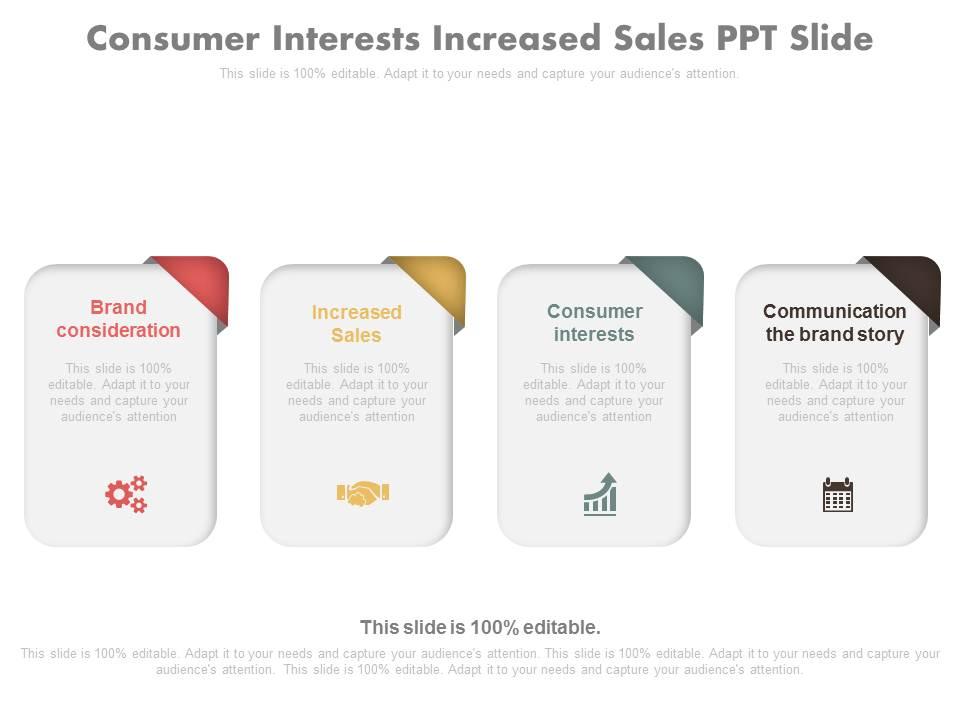 Consumer interests increased sales ppt slide Slide01