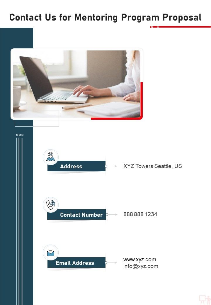 Contact Us For Mentoring Program Proposal One Pager Sample Example