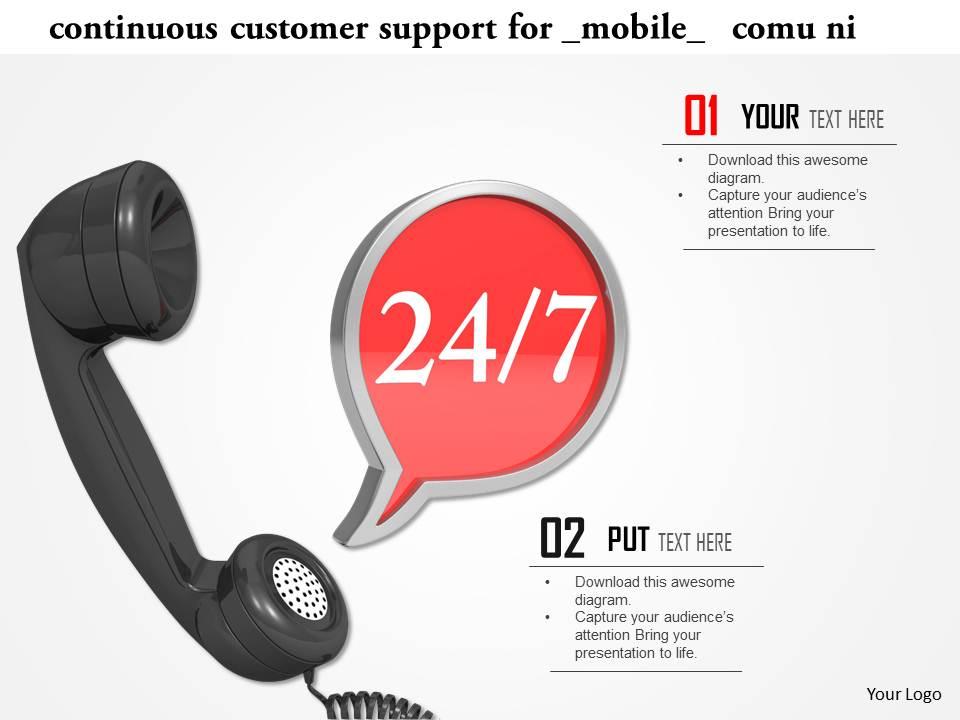 continuous_customer_support_for_mobile_communication_image_graphics_for_powerpoint_Slide01