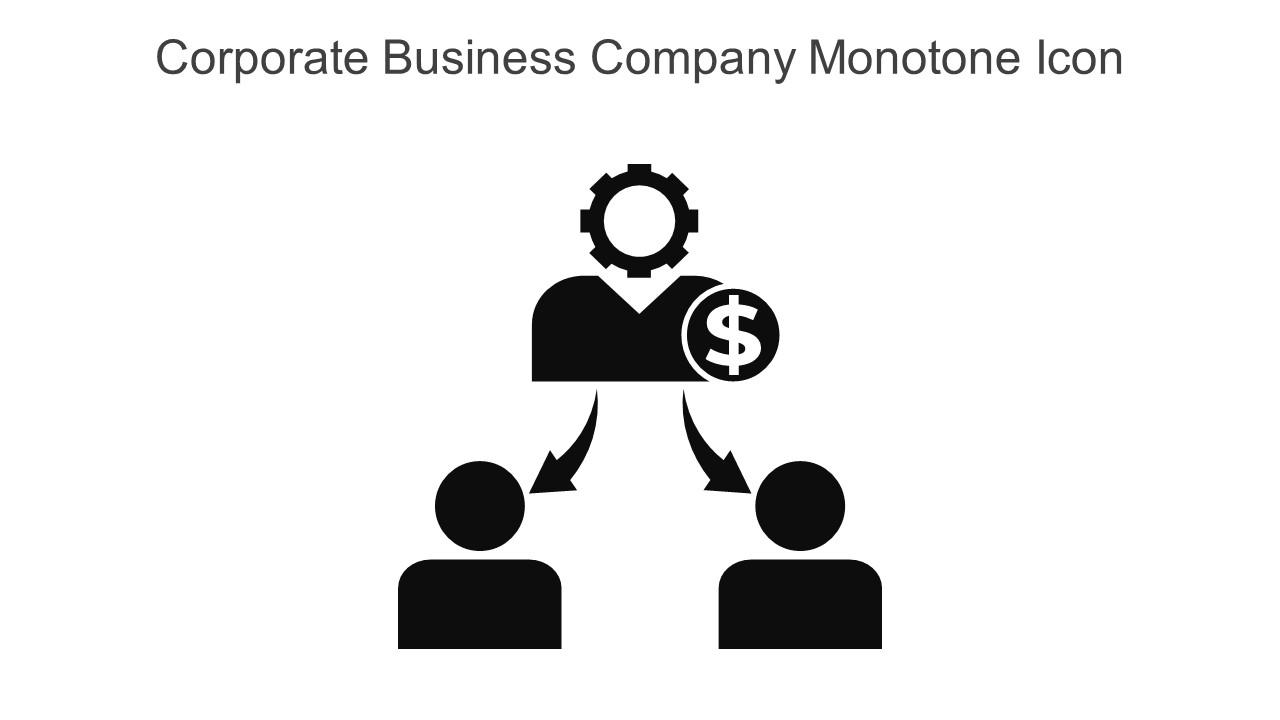 Corporate Business Company Monotone Icon In Powerpoint Pptx Png And ...