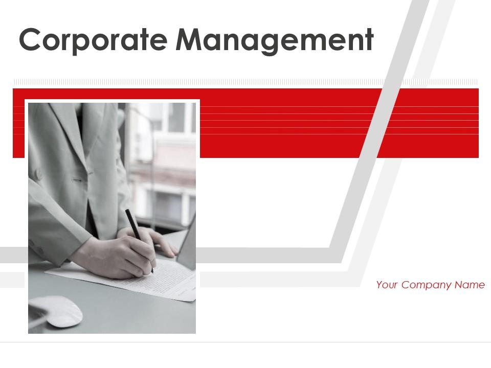 Corporate management powerpoint presentation slides Slide01