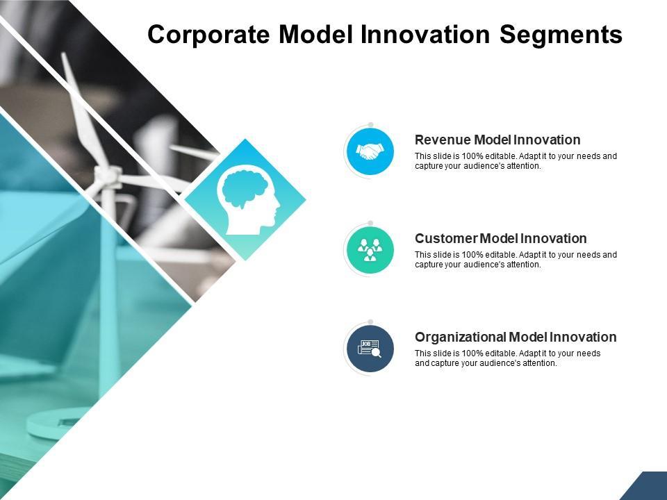 Corporate model innovation segments ppt powerpoint presentation infographic template design templates Slide00