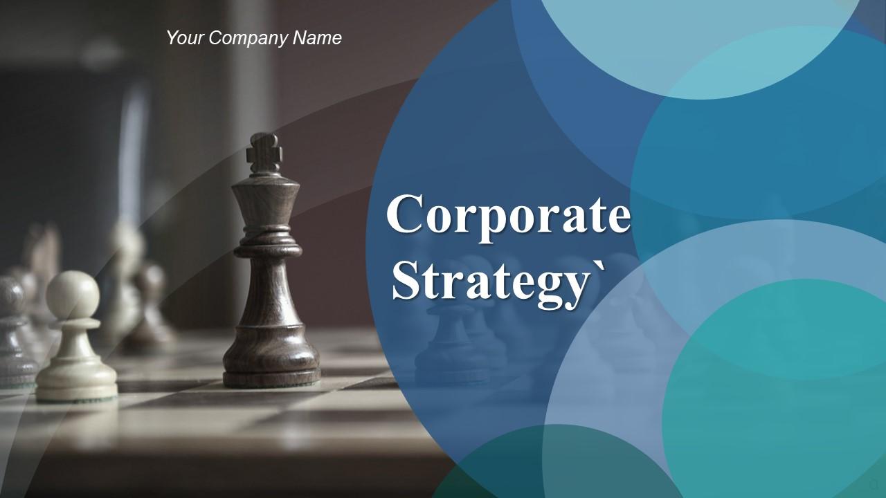 Corporate Strategy Powerpoint Presentation Slides Slide01