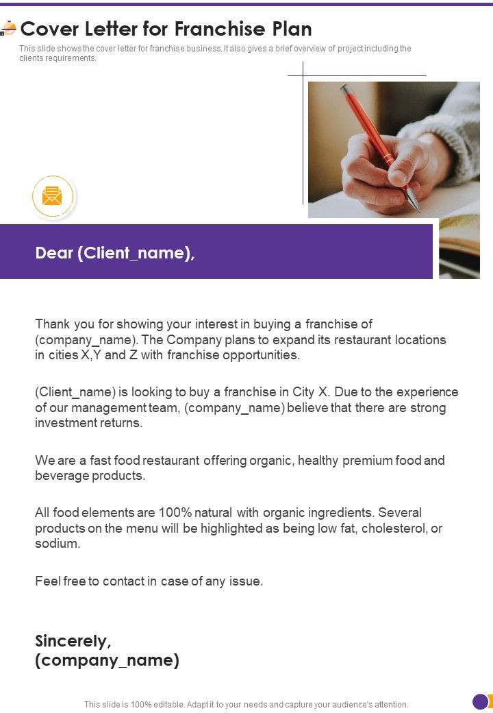 cover-letter-for-franchise-plan-restaurant-franchise-proposal-one-pager