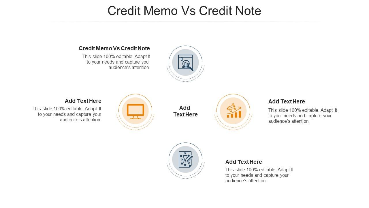 Credit Memo Vs Credit Note Ppt Powerpoint Presentation Inspiration