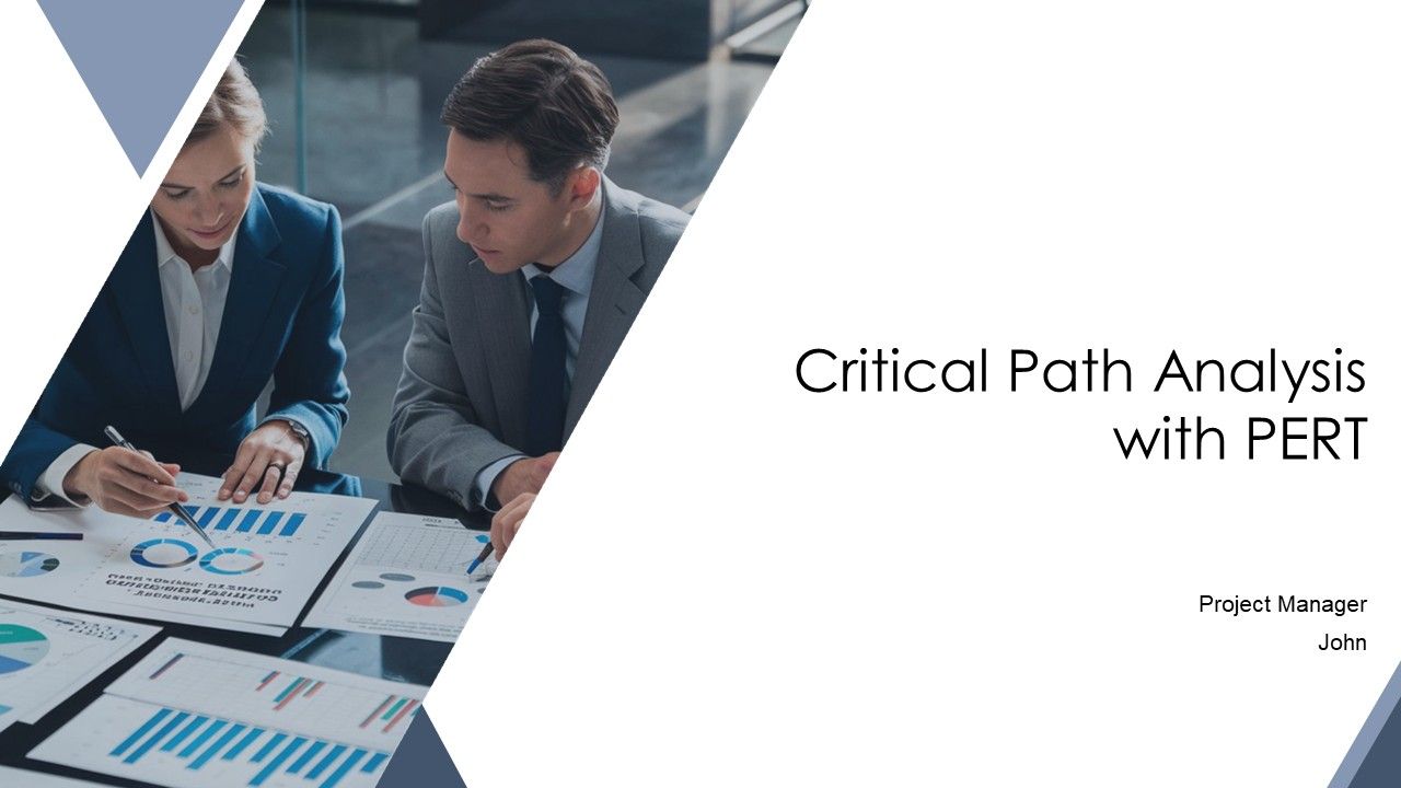 Critical Path Analysis With PERT PPT Template AT Critical Path Analysis With PERT PPT Template AT