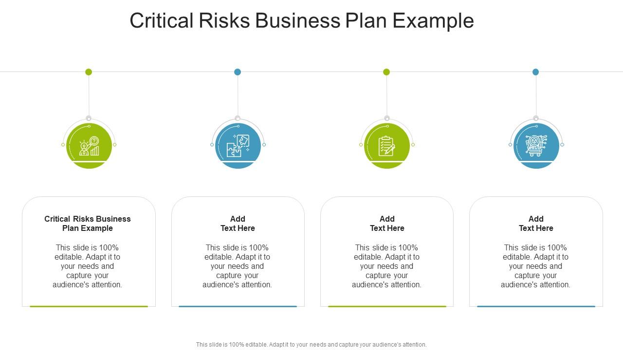 what are critical risks in business plan
