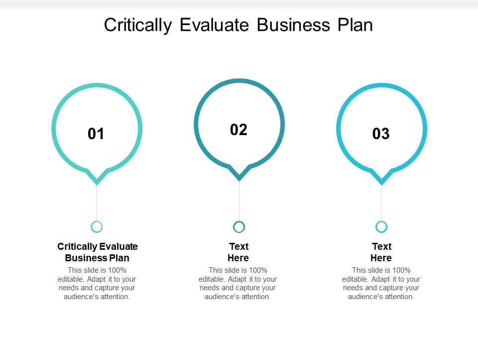 how to critically evaluate a business plan