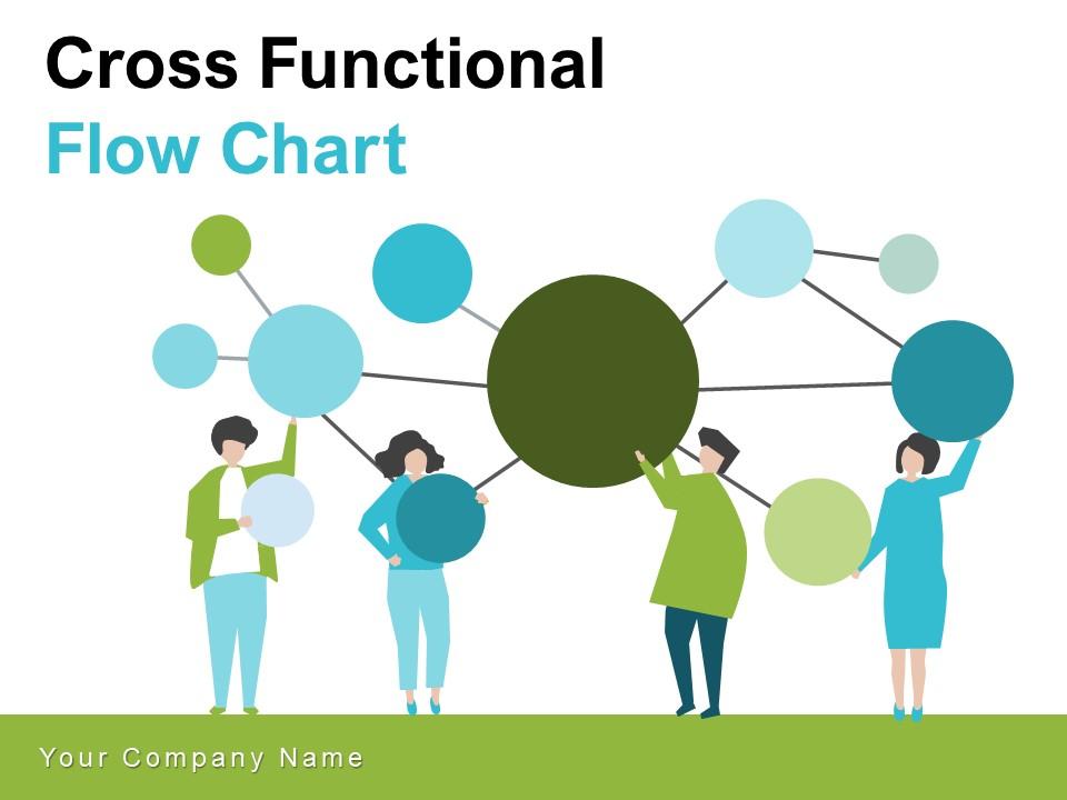 Cross functional flow chart department process management technical Slide00