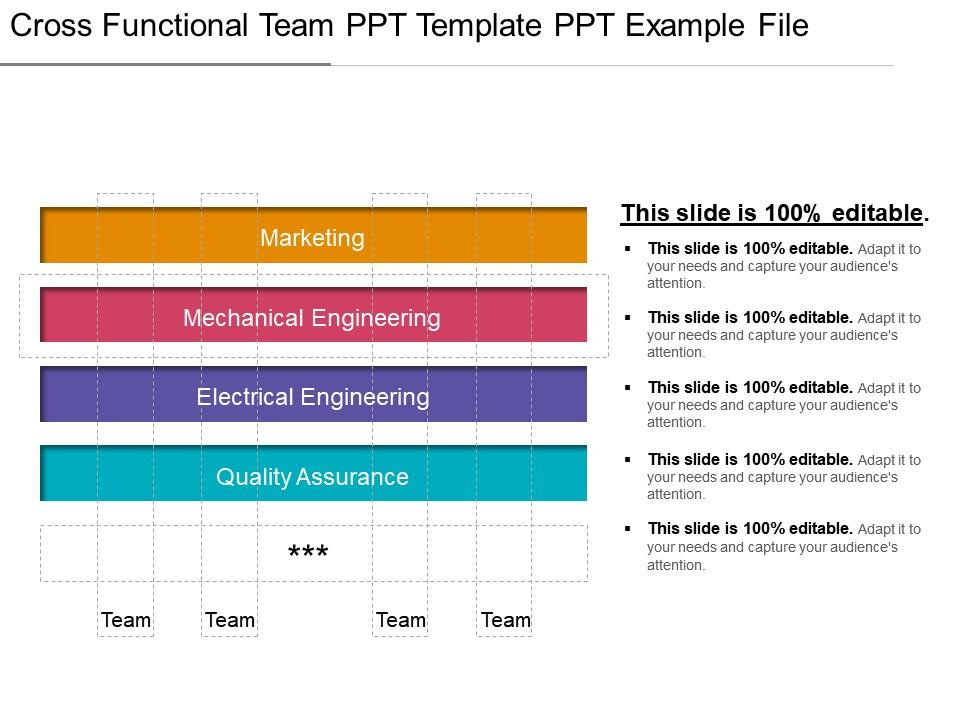 Cross functional team ppt template ppt example file Slide01