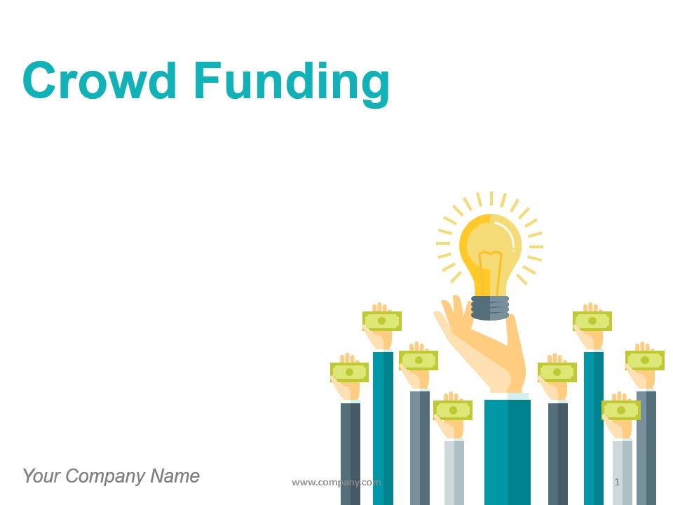 Crowd funding powerpoint presentation slides Slide01