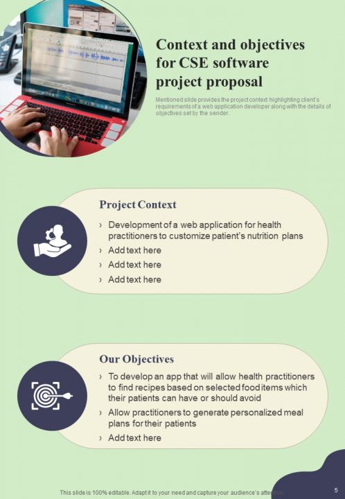 CSE Software Project Proposal Report Sample Example Document PPT Example