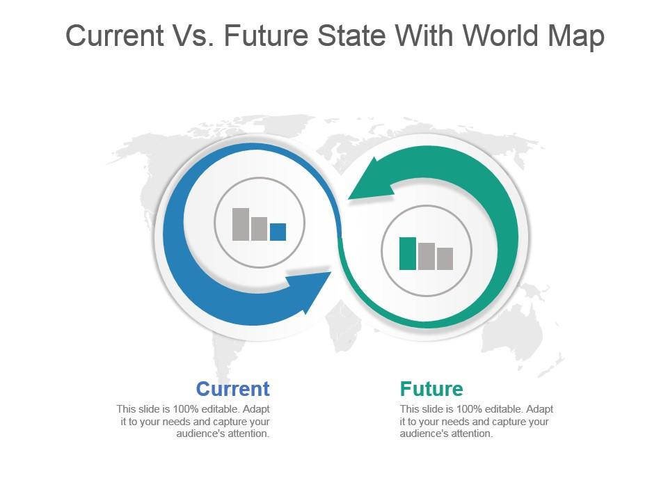 current_vs_future_state_with_world_map_powerpoint_slide_graphics_Slide01