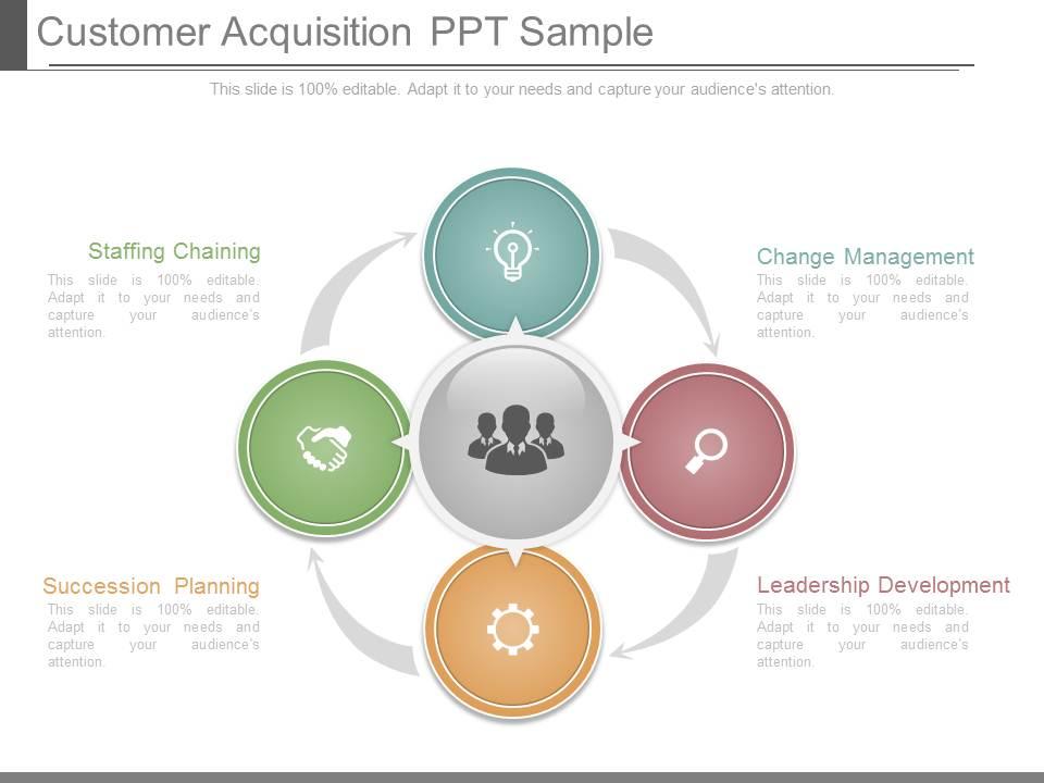 Customer acquisition ppt sample Slide01
