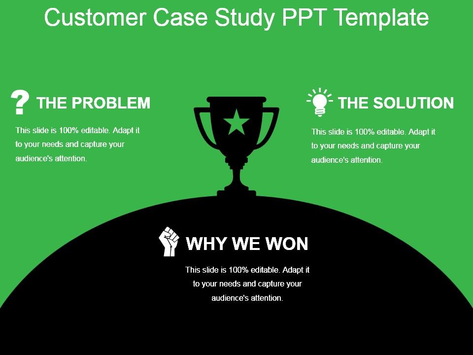 Customer case study ppt template Slide00