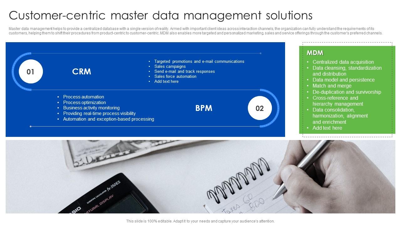 Customer Centric Master Data Management Solutions Data Management And Integration Slide01