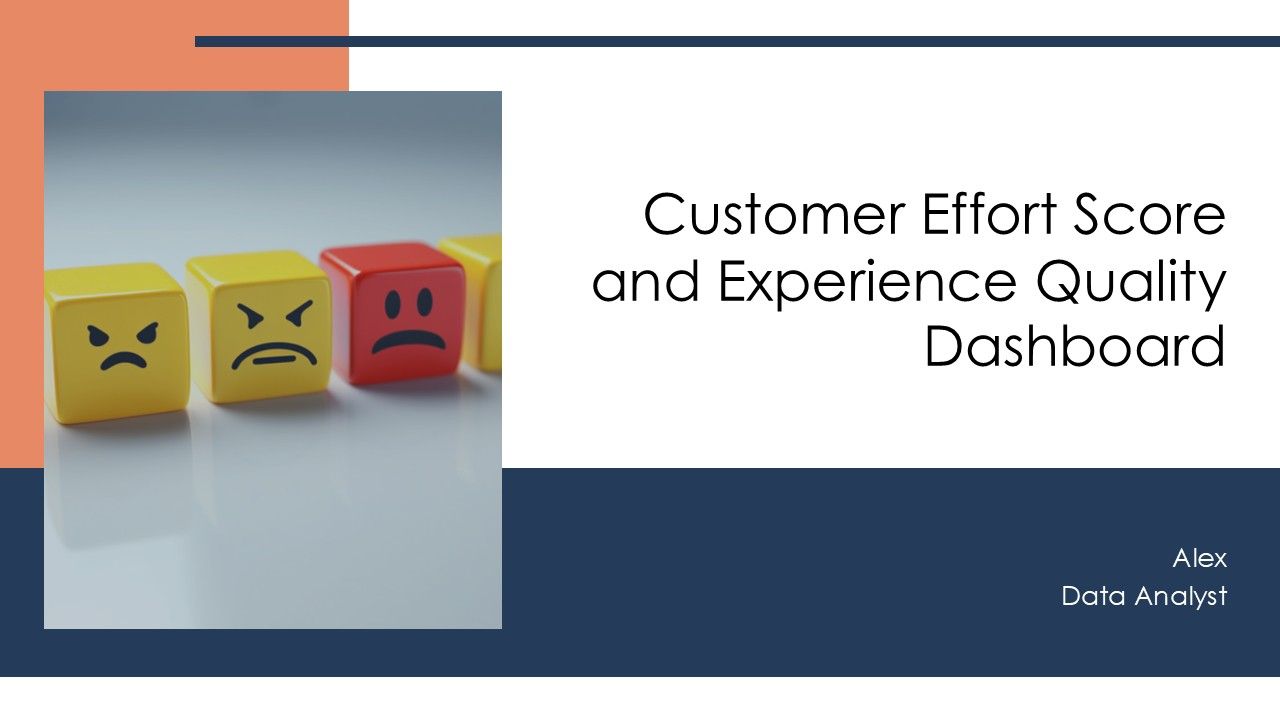 Customer Effort Score And Experience Quality Dashboard PPT Guidelines AT