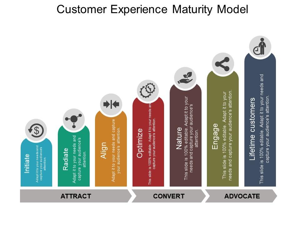 Customer experience maturity model powerpoint presentation Slide01
