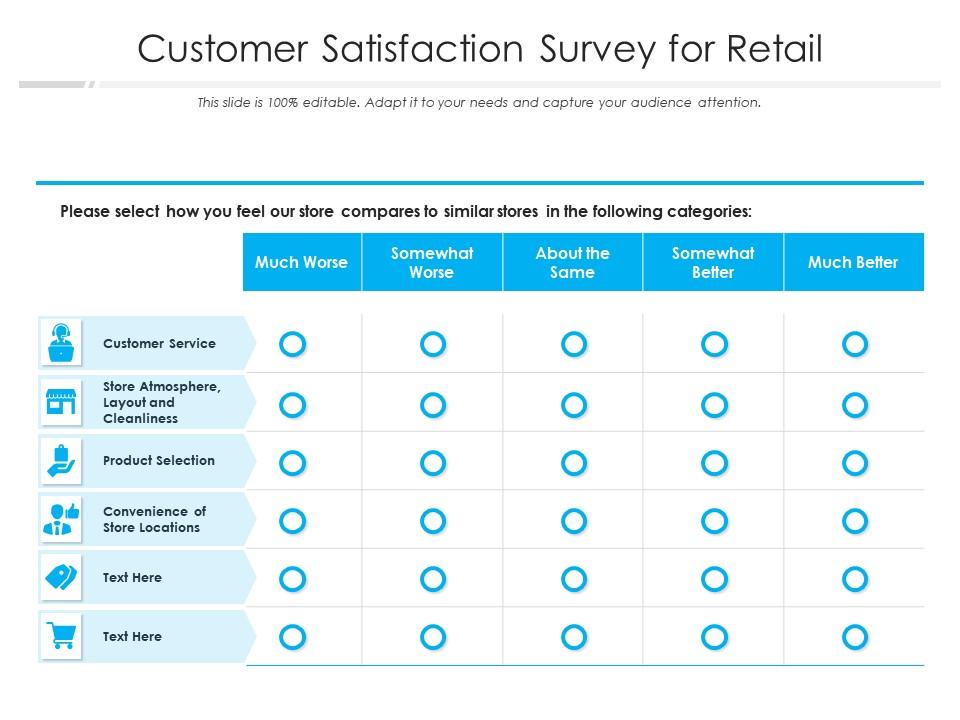 Customer satisfaction survey for retail Slide01