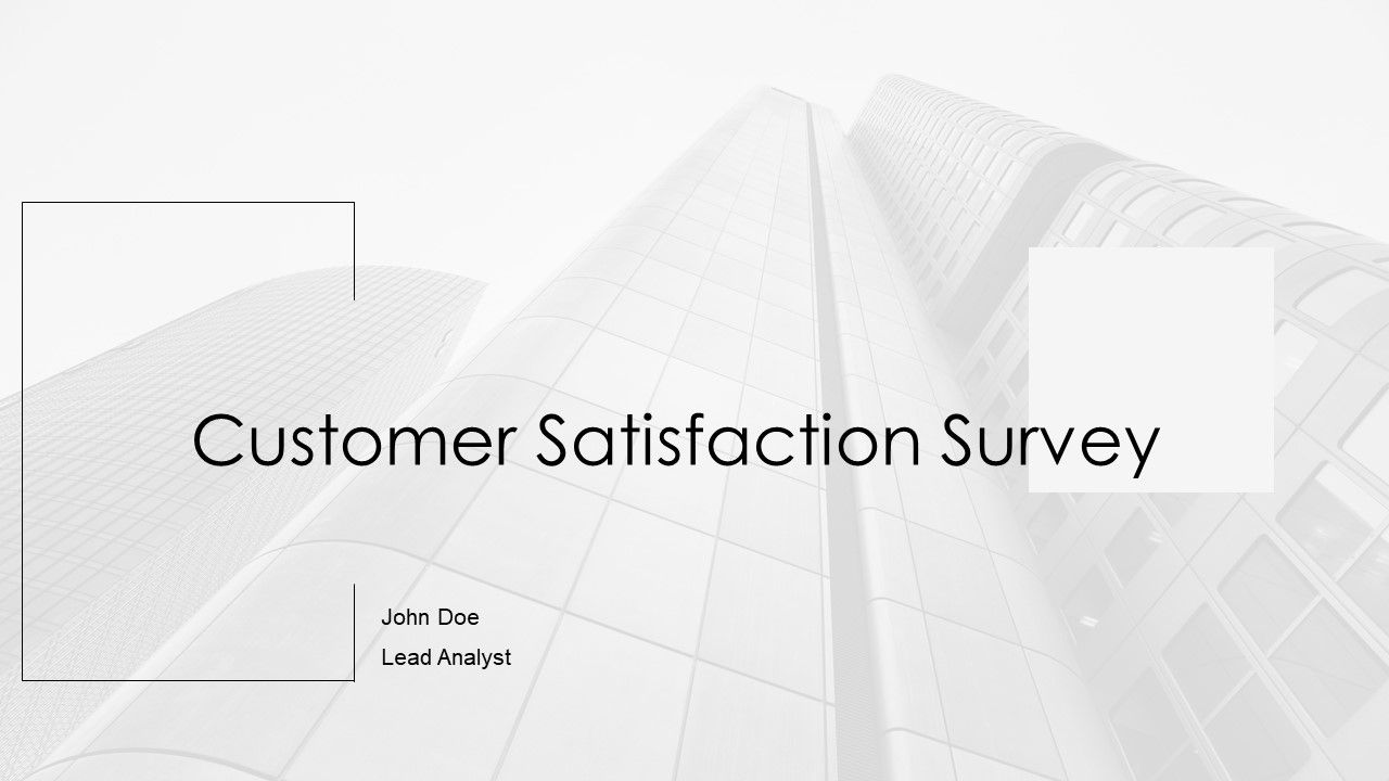 Customer Satisfaction Survey PPT Summary AT