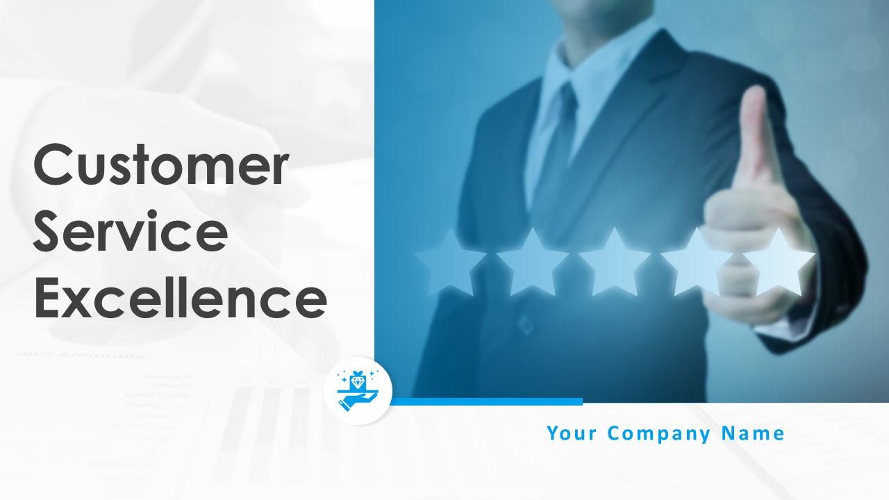 Customer service excellence powerpoint presentation slides Slide01