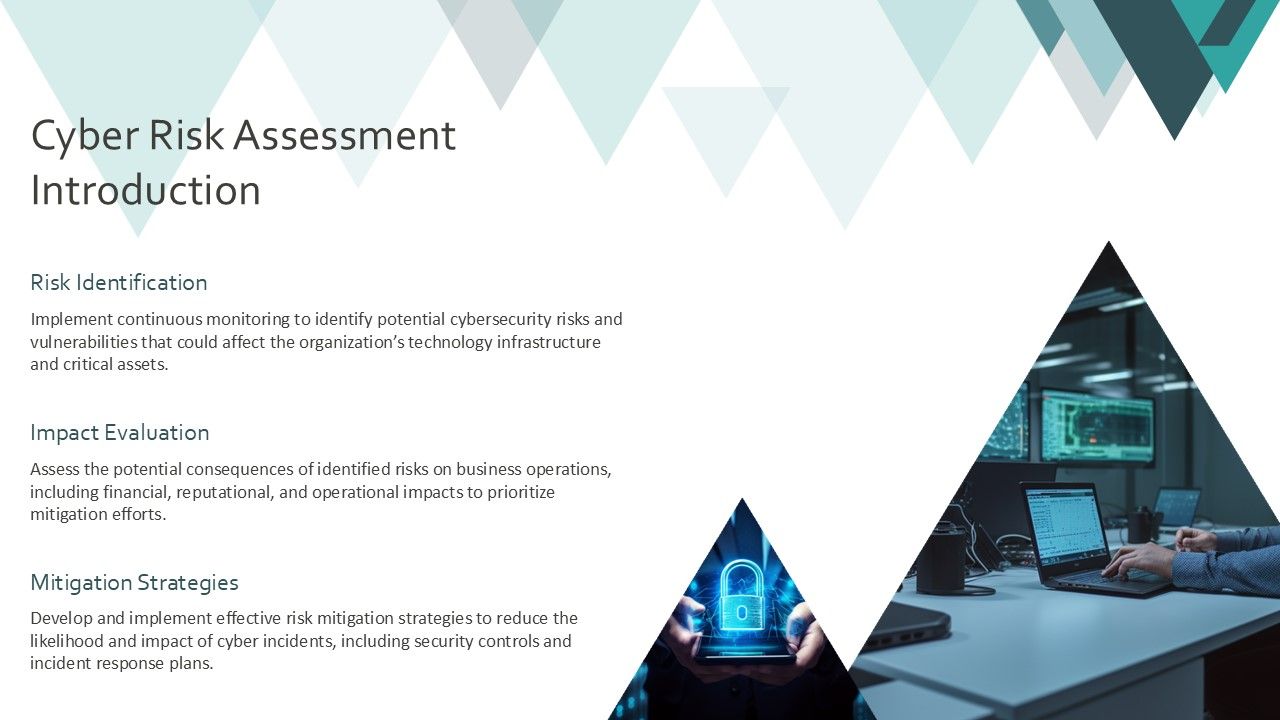 Cyber Risk Assessment Environments PPT Template AT