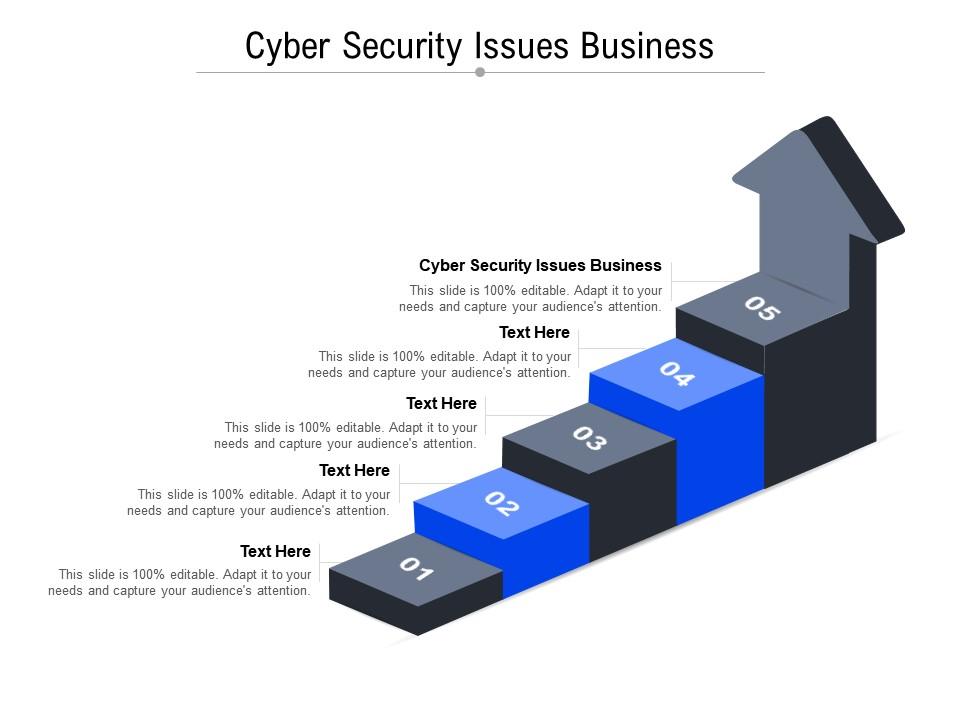 Cyber security issues business ppt powerpoint presentation model slide portrait Slide01