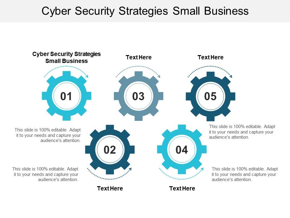 Cyber Security Strategies Small Business Ppt Powerpoint Presentation Demonstration Cpb