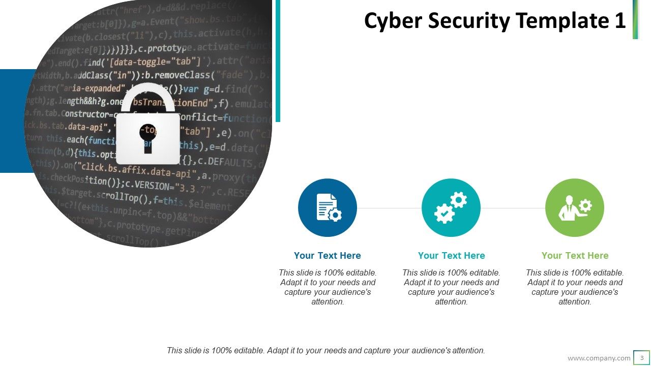 cyber security presentation background