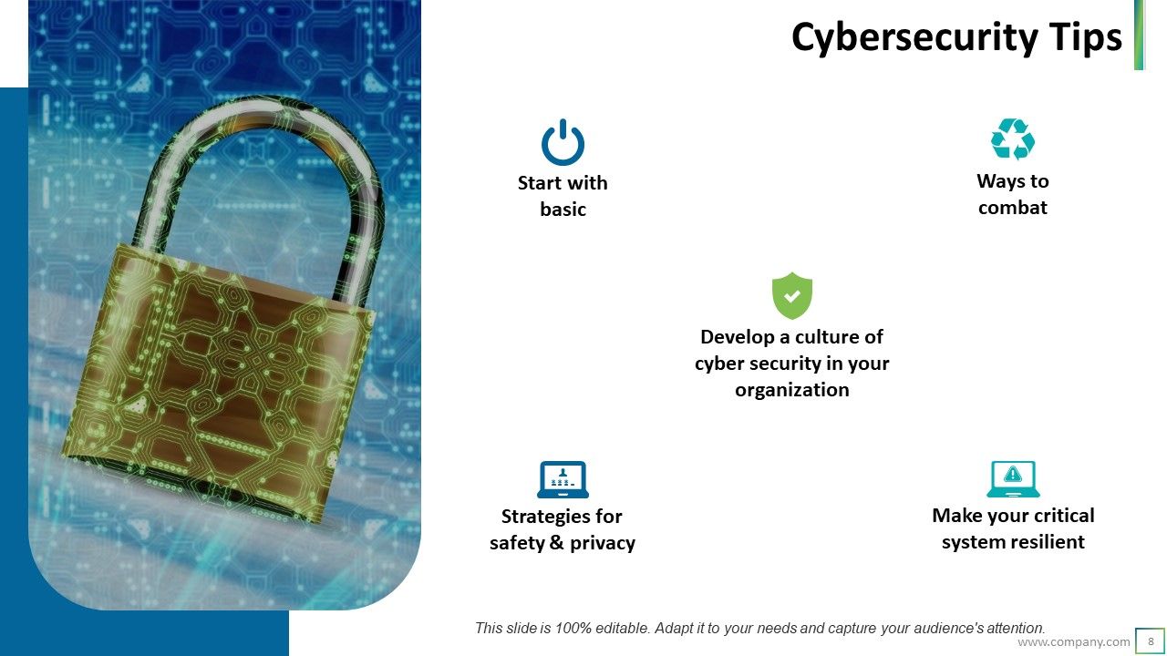 cyber security presentation background