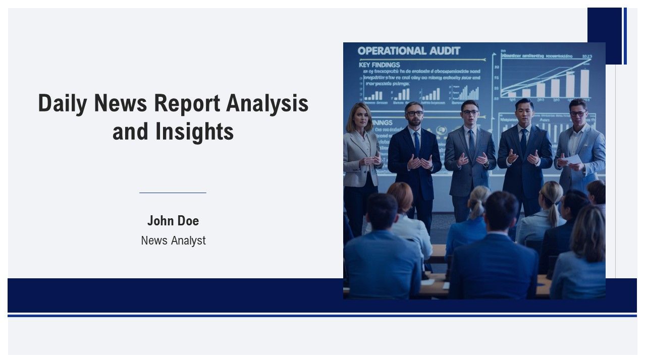 Daily News Report Analysis And Insights PPT Template AT