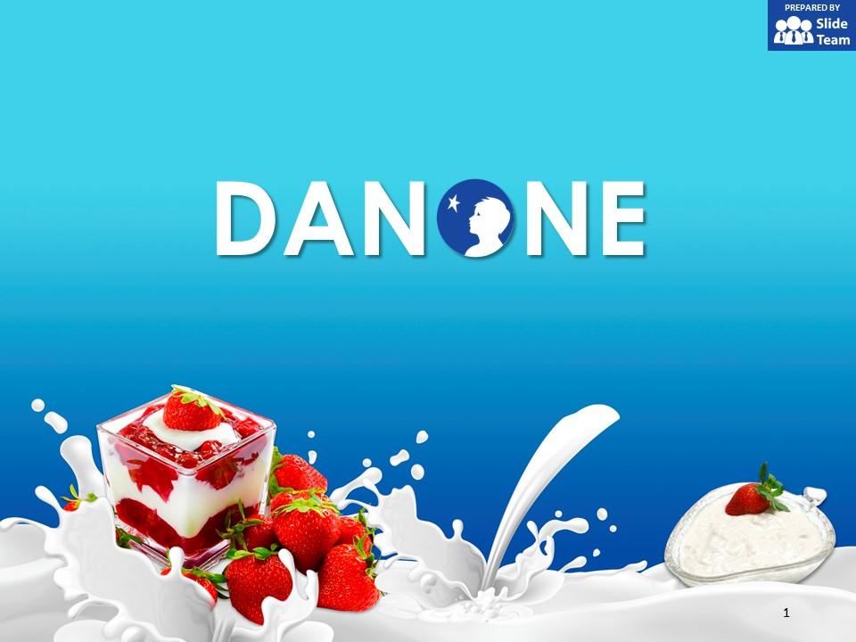 Danone company profile overview financials and statistics from 2014-2018 Slide01