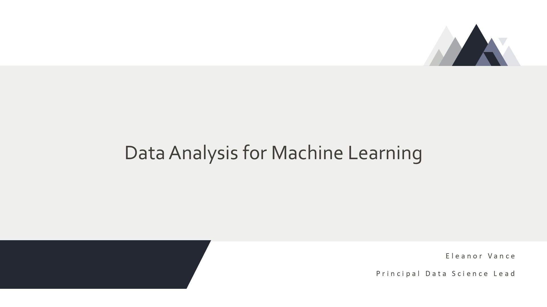 Data Analysis For Machine Learning PPT Mockup VA Data Analysis For Machine Learning PPT Mockup VA