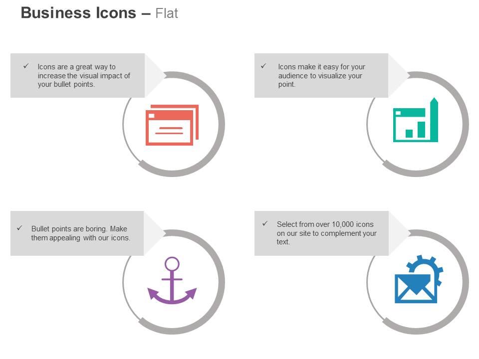 Data Folder Anchor Process Gears Documents Ppt Icons Graphics