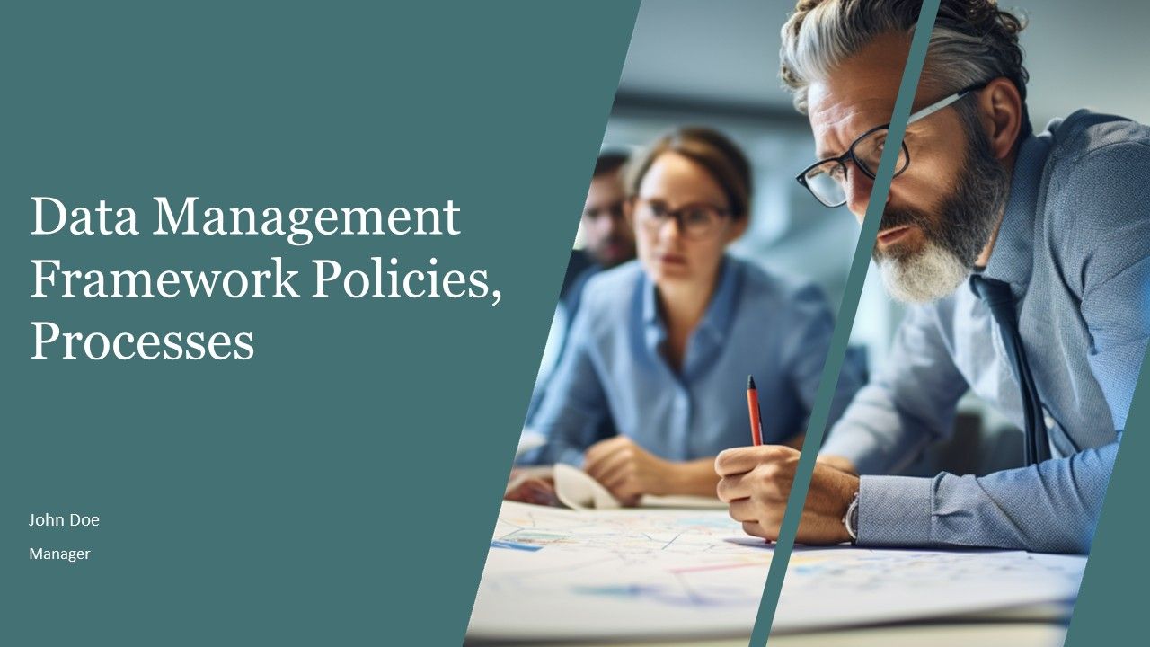 Data Management Framework Policies Processes PPT Demonstration AT