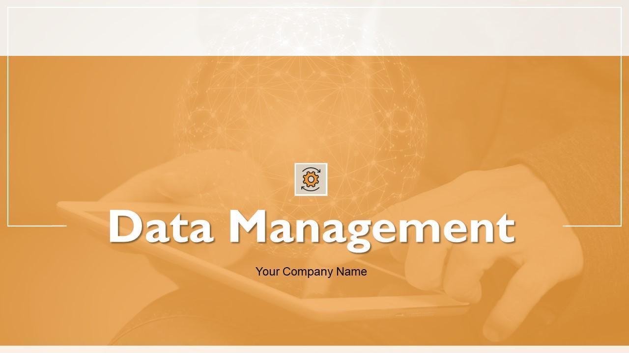 Data management powerpoint presentation slides Slide01