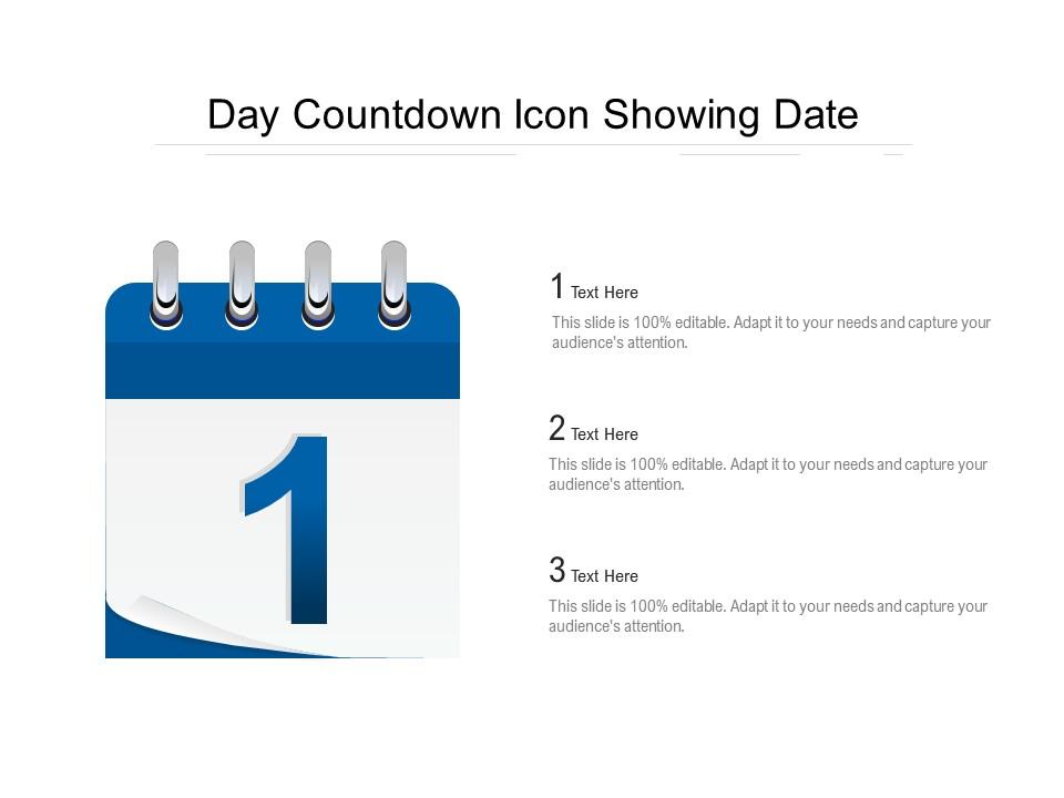 Day countdown icon showing date Slide01