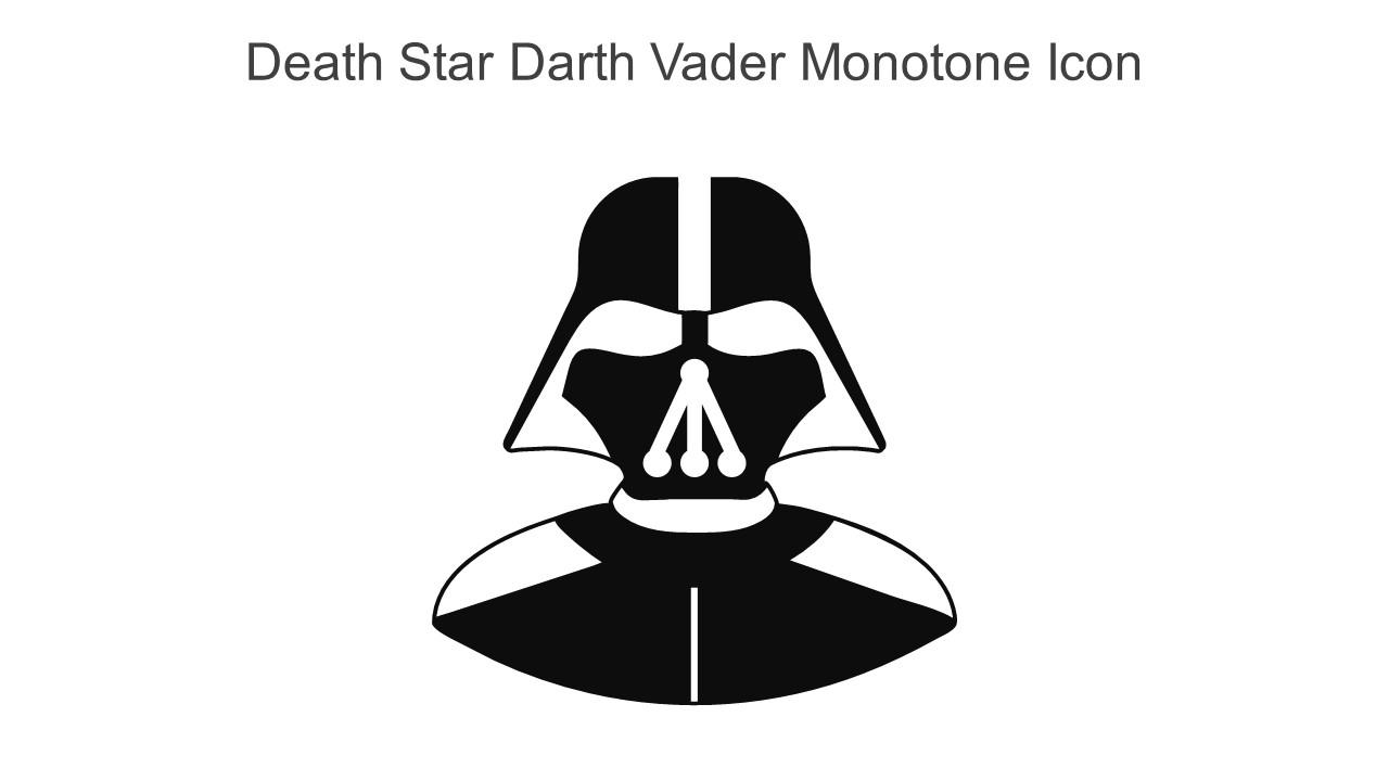 Death Star Darth Vader Monotone Icon In Powerpoint Pptx Png And Editable Eps Format